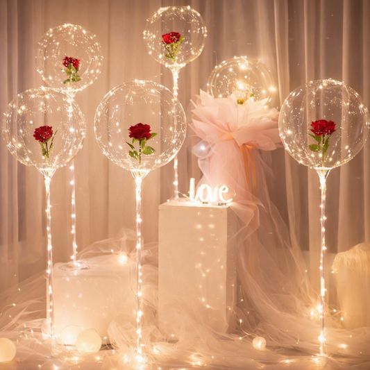 Ballons Rose Lumineuse