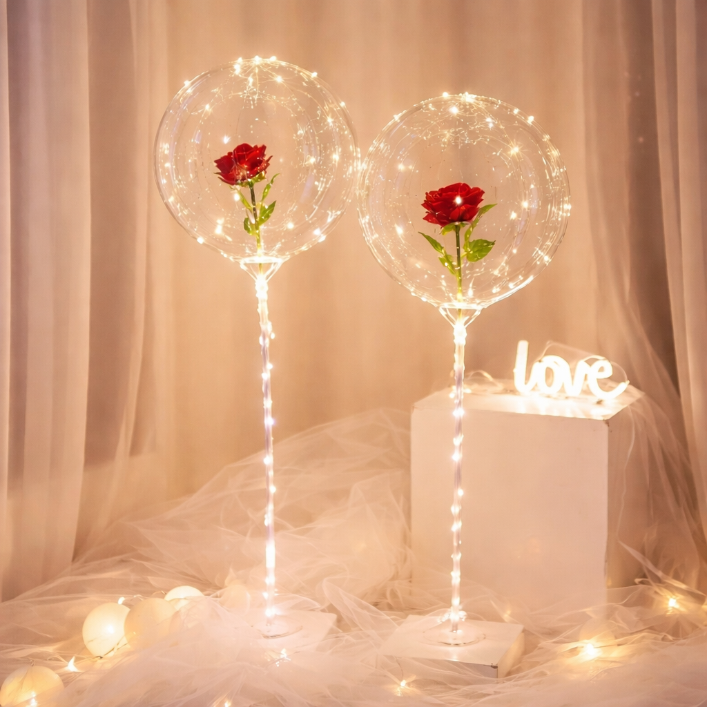 Ballons Rose Lumineuse