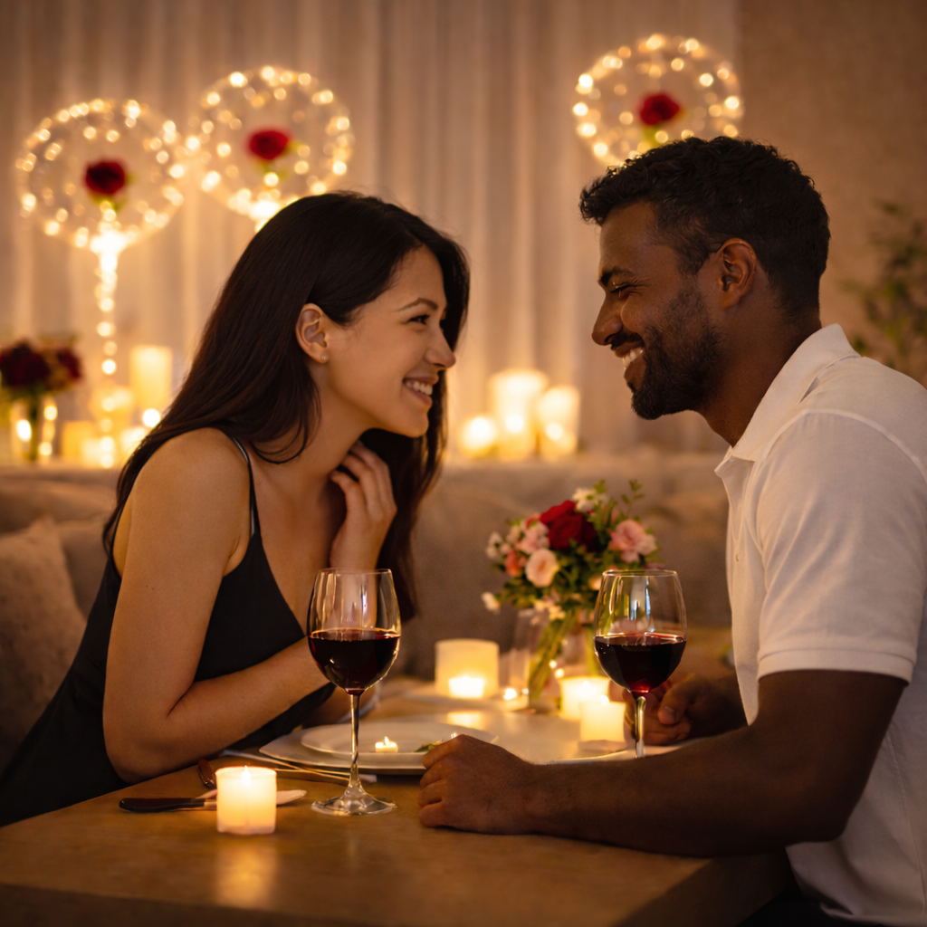 Ballons Rose Lumineuse